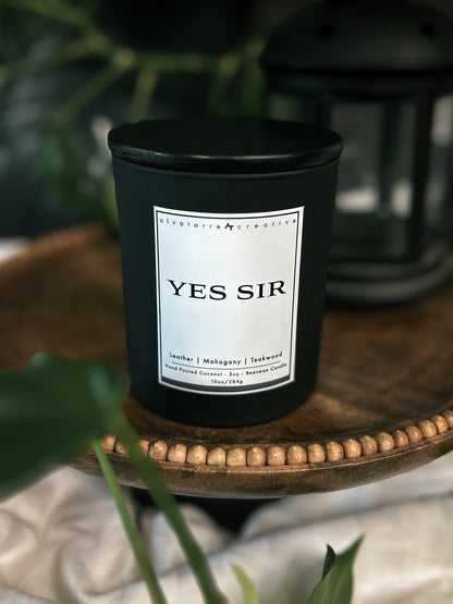 Yes Sir - Leather | Mahogany | Teakwood